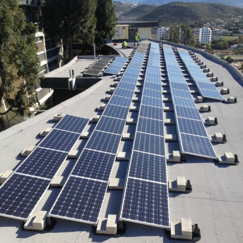 AS Solar Ballasted Flat Roof Mounting System